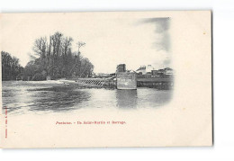 PONTOISE - Ile Saint Martin Et Barrage - Très Bon état - Pontoise