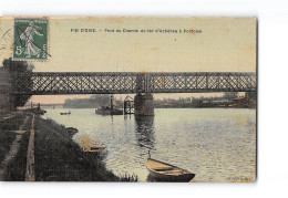 FIN D'OISE - Pont Du Chemin De Fer D'Achères à Pontoise - Très Bon état - Autres & Non Classés