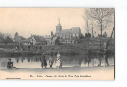 GUISE - Paysage Des Bords De L'Oise - Eglise Saint Médard - Très Bon état - Guise