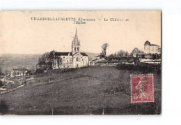 VILLEBOIS LAVALETTE - Le Château Et L'Eglise - Très Bon état - Altri & Non Classificati