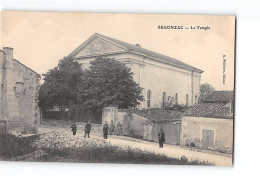 SEGONZAC - Le Temple - Très Bon état - Other & Unclassified