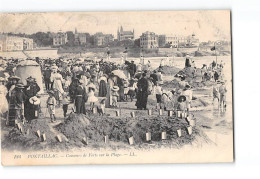 PONTAILLAC - Concours De Forts Sur La Plage - état - Andere & Zonder Classificatie