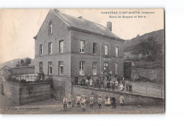 HANNOGNE SAINT MARTIN - Ecole De Garçons Et Mairie - état - Other & Unclassified