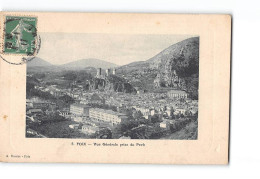 FOIX - Vue Générale Prise Du Pech - Très Bon état - Foix