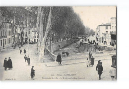 LAVELANET - Promenade De Lille - La Rivière Et Le Quai National - Très Bon état - Lavelanet