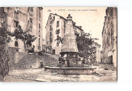 CORTE - Fontaine Des Quatre Canons - Très Bon état - Corte