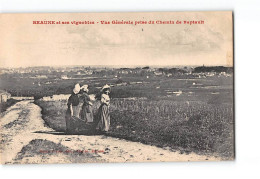 BEAUNE Et Ses Vignobles - Vue Générale Prise Du Chemin De Baptault - Très Bon état - Beaune