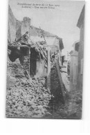 Tremblement De Terre Du 11 Juin 1909 - LAMBESC - Une Rue En Ruines - Très Bon état - Lambesc