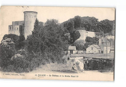 FALAISE - Le Château Et La Brèche Henri IV - état - Falaise