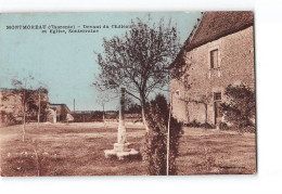 MONTMOREAU - Devant Du Château Et Eglise - Très Bon état - Other & Unclassified