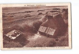 SAINT MICHEL EN GREVES - La Chaumine Sous Les Falaises De Bec An Form - Très Bon état - Saint-Michel-en-Grève