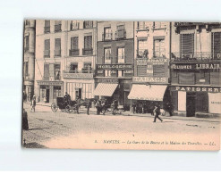 NANTES : La Gare De La Bourse Et La Maison Des Tourelles - état - Nantes