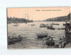 NANTES : Vue Du Port Pendant La Semaine Maritime - état ( Partiellement Décollée ) - Nantes