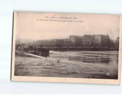 PARIS : Inondations 1910, Le Pont De L'Alma Et La Ligne Des Invalides - Très Bon état - De Overstroming Van 1910