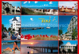 72738714 Binz Ruegen Strand Seebruecke Binz - Sonstige & Ohne Zuordnung