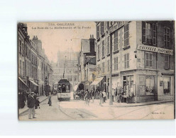 ORLEANS : La Rue De La Hallebarde Et La Poste - état - Orleans
