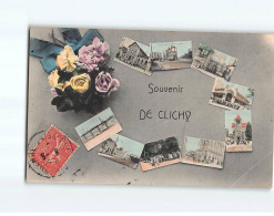 CLICHY: Carte Souvenir - état - Clichy