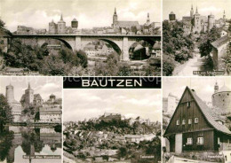 72737982 Bautzen Blick Vom Scharfenweg Hexenhaeusl Wasserkunst Friedensbuercke M - Bautzen