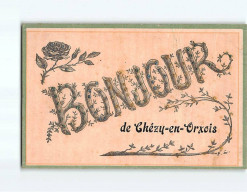 CHEZY EN ORXOIS: Carte Souvenir - état - Other & Unclassified