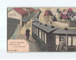 AVRANCHES : Carte Souvenir - état - Avranches