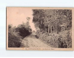 DONVILLE LES BAINS : Le Chemin De L'Eglise - Très Bon état - Andere & Zonder Classificatie