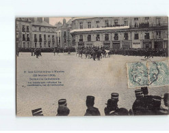 NANTES : Les Inventaires 1906, Devant La Cathédrale, Les Gendarmes Refoulant Les Manifestants - Très Bon état - Nantes