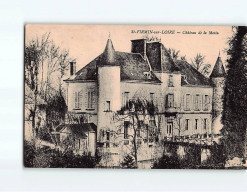 SAINT FIRMIN SUR LOIRE : Château De La Motte - état - Other & Unclassified