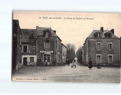 REZE LES NANTES : La Place De L'Eglise Et L'Avenue - état - Andere & Zonder Classificatie