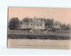 SAINT LO : Château De La Vaucelle, Vue D'ensemble Prise Du Bord De La Vire - Très Bon état - Saint Lo