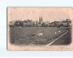 SAINT LO : Vue Générale Prise Du Chemin De Vaucelle - état - Saint Lo