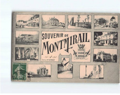 MONTMIRAIL : Carte Souvenir - état ( Partiellement Décollée ) - Montmirail