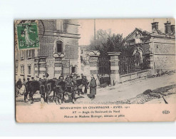 AY EN CHAMPAGNE : Angle Du Boulevard Du Nord, Maison De Madame Bissinger, Détruite Et Pillée - état - Ay En Champagne