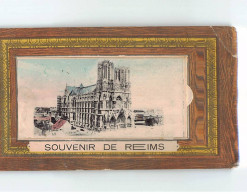 REIMS : Carte Souvenir, Système Dépliant - état - Reims