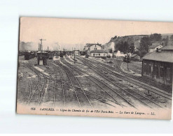 LANGRES : Ligne Du Chemin De Fer De L'Est Paris-Bâle, La Gare - Très Bon état - Langres