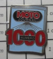 210a Pin's Pins / Beau Et Rare / THEME : MOTOS / NUMERO 1000 DE LA REVUE MOTO JOURNAL - Moto