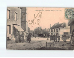 CHAMPGENETEUX : Place De L'Eglise Et Route De Bais - état - Sonstige & Ohne Zuordnung