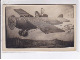 SURREALISME: Photo Montage, Aviation, Souvenir De L'exposition Des Arts Décorative 1925 - Très Bon état - Other & Unclassified