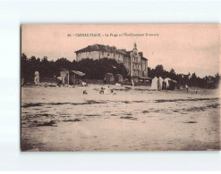 CARNAC : La Plage Et L'Etablissement Kermaria - Très Bon état - Carnac