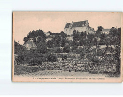 CREPY EN VALOIS : Panorama, Fortifications Et Vieux Château - état - Crepy En Valois