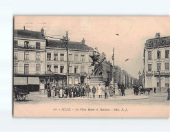 LILLE : La Place Ronde Et Testelain - état - Lille