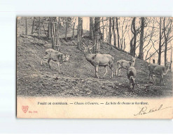 Forêt De Compiègne, Chasse à Courre, La Bête De Chasse Se Hardant - état - Compiegne