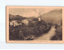 SAINT ETIENNE DE BAIGORRY : Pont D'Ispéguy, Le Clocher Et Montagnes - état - Saint Etienne De Baigorry