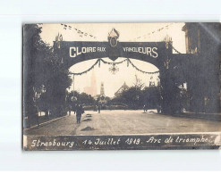 STRASBOURG : 14 Juillet 1919, Arc De Triomphe - Très Bon état - Strasbourg