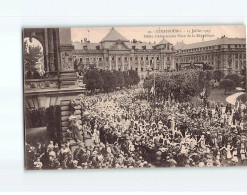 STRASBOURG : 14 Juillet 1919, Défilé D'Alsaciennes Place De La République - Très Bon état - Strasbourg