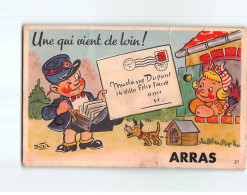 ARRAS : Carte Souvenir, Système Dépliant - état - Arras