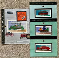 Canada 1996 MNH Capex 96 Int'l Stamp Exh & Historic Land Vehicles 2,3 & 4 Series - Unused Stamps