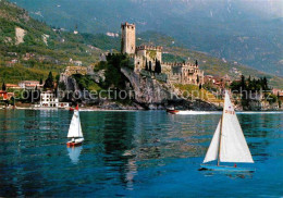 72735093 Malcesine Lago Di Garda Il Castello Visto Dal Lago Schloss Gardasee Seg - Autres & Non Classés