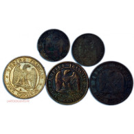 Napoléon III - 1 Centime 1855 MA 2 Centimes 1854b 1855a 1855bb - Autres & Non Classés