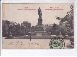 UKRAINE: KIEV: Monument De L'empereur Nicolas 1 - état - Ucrania