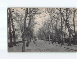 ROUEN : Boulevard Gambetta, Les Platanes - état - Rouen